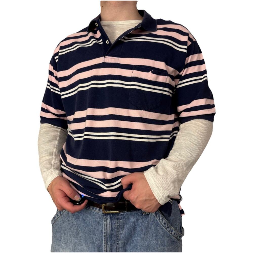 Ralph Lauren Polo Striped Mens XL Polo Shirt